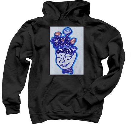 QuEeN, a Black Pullover Hoodie