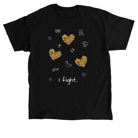 Pediatric Cancer Awareness, a Black Classic Unisex Tee