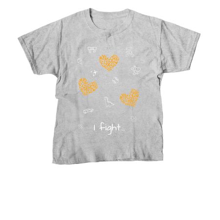 Pediatric Cancer Awareness, a Sport Grey Youth Unisex Tee