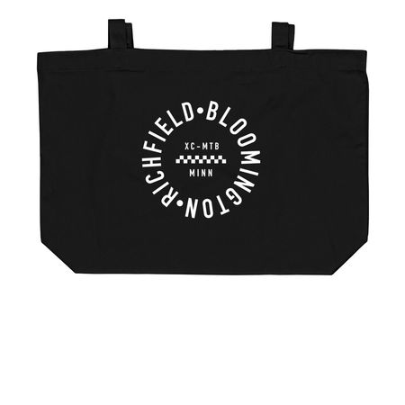 totes, a Black Large Organic Cotton Tote Bag