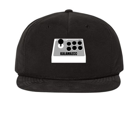 WML Hat Stick, a Black Printed Umpqua Snapback Cap
