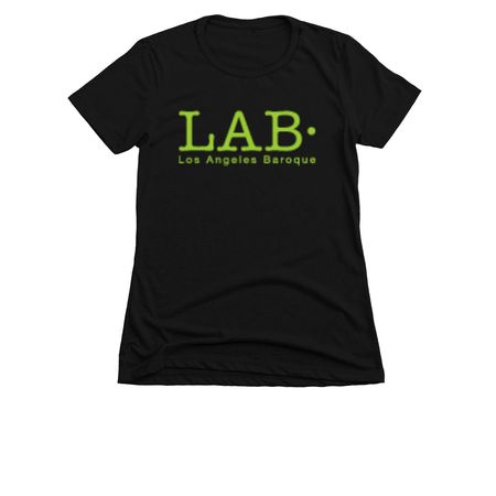 LAB logo shirts & hoodies, a Black Women's Slim Fit Tee
