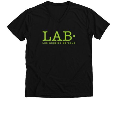 LAB logo shirts & hoodies, a Solid Black Blend Premium V-Neck Tee