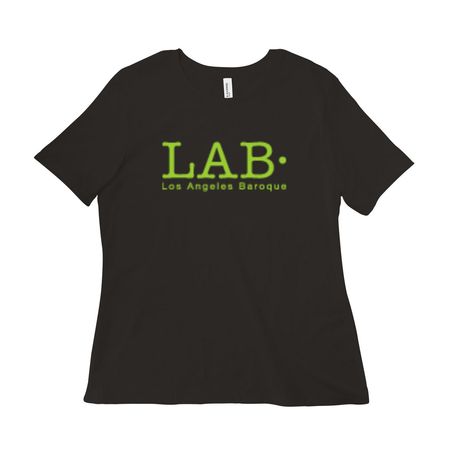LAB logo shirts & hoodies, a Black Women?s Relaxed Cotton Tee