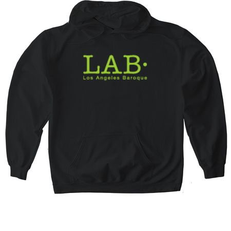 LAB logo shirts & hoodies, a Black Gildan Softstyle Pullover Hoodie