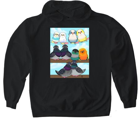 April? Squad&nbsp;, a Black Gildan Softstyle Pullover Hoodie