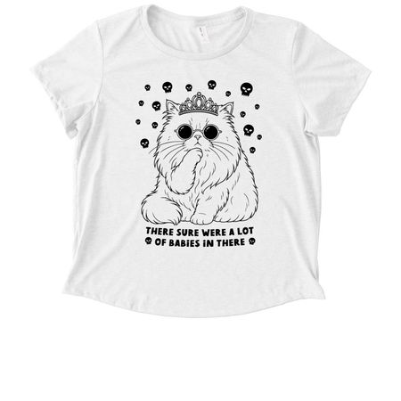 So many babies, a Fairly White Allmade Eco Triblend Women?s Scoop Neck Tee