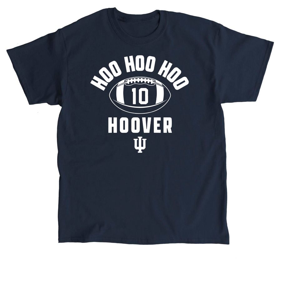 Indiana Football Josh Hoover Hoo Hoo Hoo Te, a Navy Classic Unisex Tee