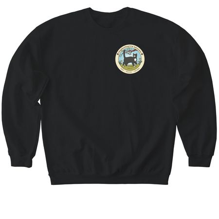 No Balls, No Brawls, a Black Softstyle Crewneck Sweatshirt