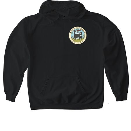 No Balls, No Brawls, a Black Gildan Softstyle Pullover Hoodie