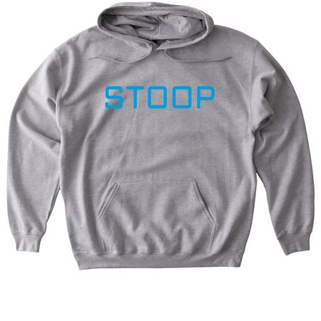 Stoop Logo blue, a Sport Grey Gildan Softstyle Pullover Hoodie