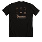 MBC | Golden Standard, a Solid Black Blend Premium Unisex Tee (back-view)