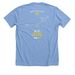 Run for Something Bigger., a Heather Carolina Blue Premium Unisex Tee (back-view)