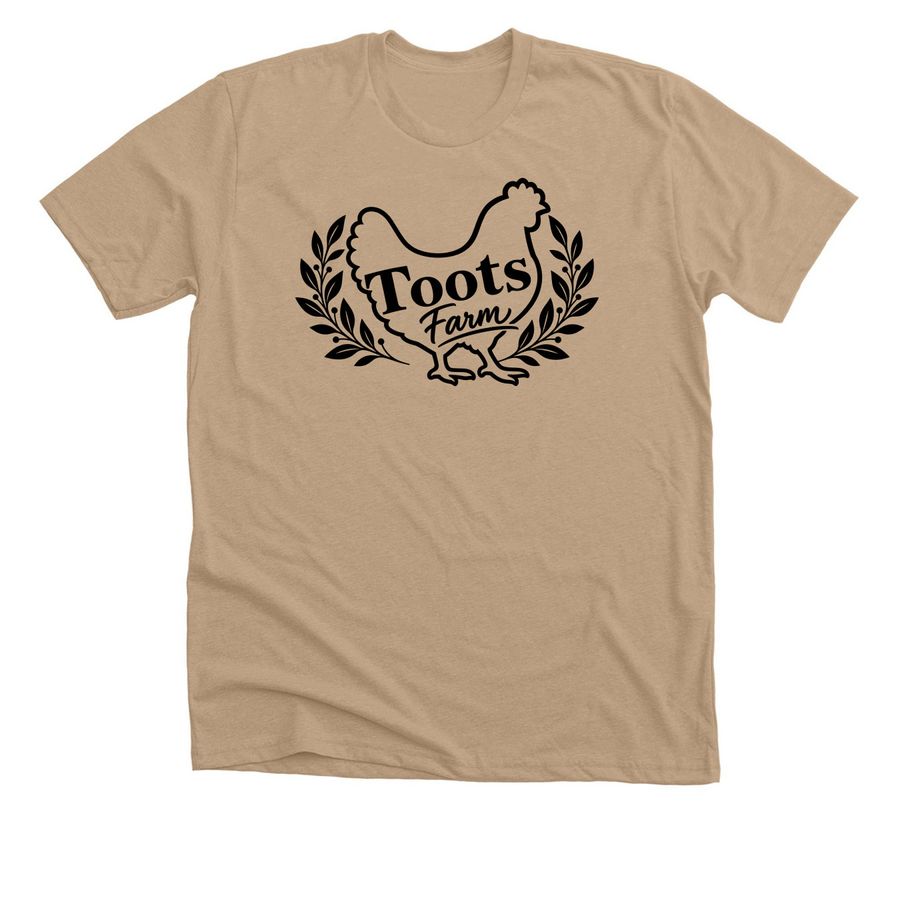 Toots Tees!, a Heather Sand Dune Premium Unisex Tee