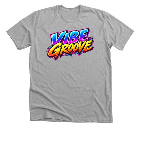 Vibe Groove Hoodie, a Athletic Heather Premium Unisex Tee