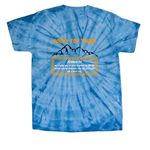 SKYLER STRONG, a Baby Blue Classic Tie Dye Tee (back-view)