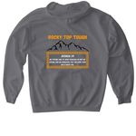 SKYLER STRONG, a Charcoal Gildan Softstyle Pullover Hoodie (back-view)