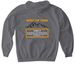SKYLER STRONG, a Charcoal Gildan Softstyle Pullover Hoodie (back-view)