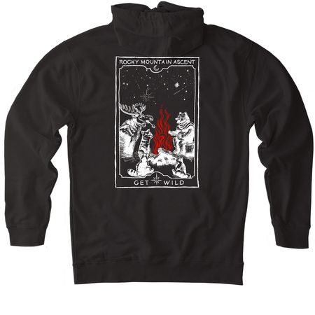 Interstellar Collection, a Black Heavyweight Pullover Hoodie