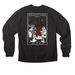 Interstellar Collection, a Black Premium Heavyweight Crewneck Sweatshirt (back-view)