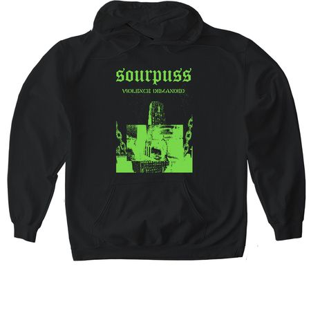 Violence demanded reissue &nbsp;, a Black Gildan Softstyle Pullover Hoodie