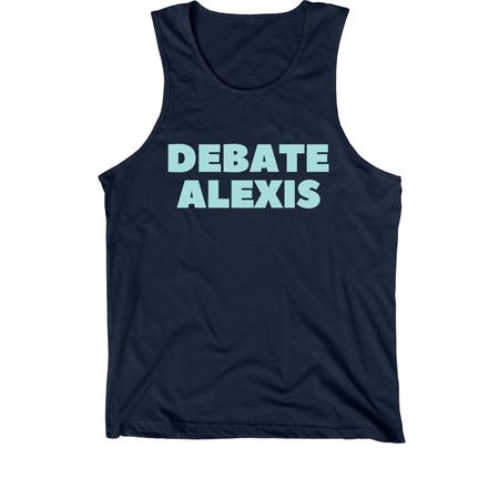 #DebateAlexis, a Navy Premium Cotton Tank