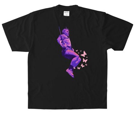 Lily Burkhead x CrossFit Semifinals 2026, a Black Heavyweight Garment Dye Tee