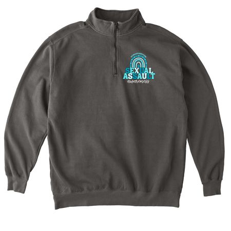S.A.A.M&nbsp;, a Pepper Comfort Colors Quarter Zip Pullover