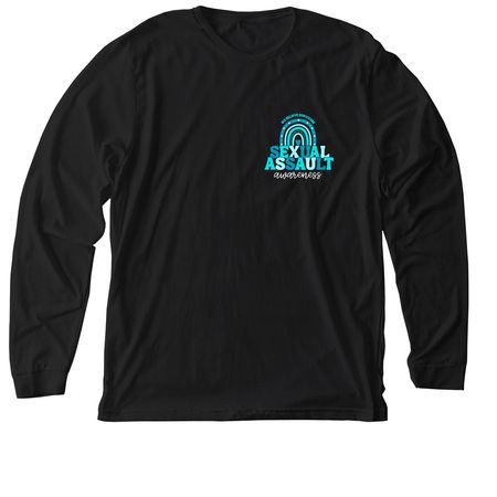 S.A.A.M&nbsp;, a Solid Black Blend Premium Long Sleeve Tee