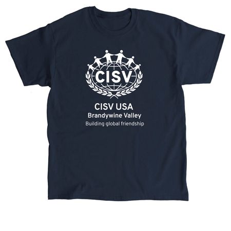 CISV-BV Logo&nbsp;, a Navy Classic Unisex Tee