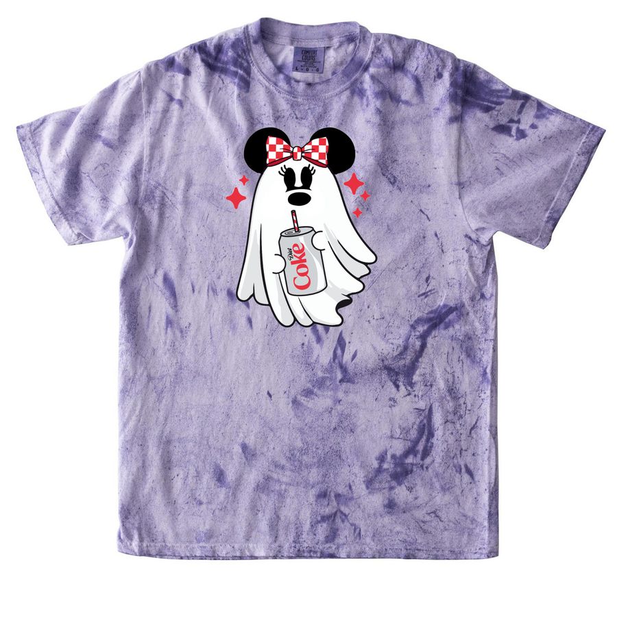 Ghost Soda Girl Mouse, a Amethyst Comfort Colors Colorblast Tee