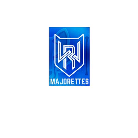 Majorette Yard Flag, a White 12" x 18" Yard Flag