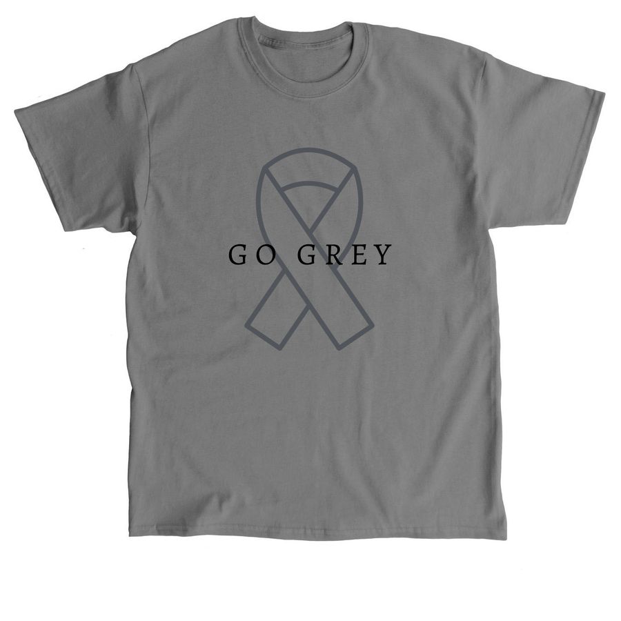 ?Go Grey? Graphic, a Charcoal Classic Unisex Tee
