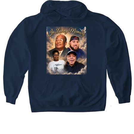 Jackson Brooks Memorial Campaign, a Navy Gildan Softstyle Pullover Hoodie