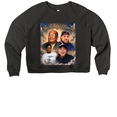Jackson Brooks Memorial Campaign, a Black Women's Premium Cropped Raglan Sweatshirt