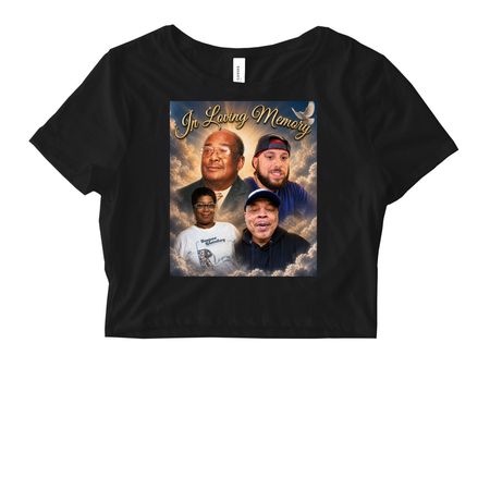 Jackson Brooks Memorial Campaign, a Black Women's Fitted Cropped Tee