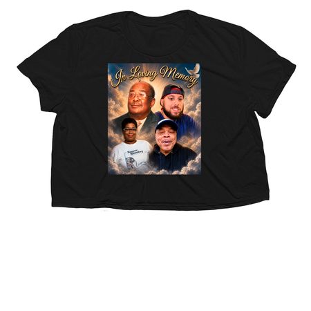 Jackson Brooks Memorial Campaign, a Black Women?s Flowy Cropped Tee
