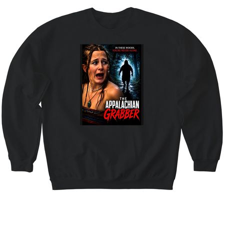 Never alone in Appalachia shirt., a Black Softstyle Crewneck Sweatshirt