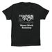 I'd Rather Be Crafting, a Vintage Black Premium Cotton Tee