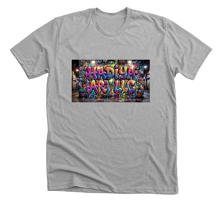 Hadiya Art LLC, a Athletic Heather Premium Unisex Tee