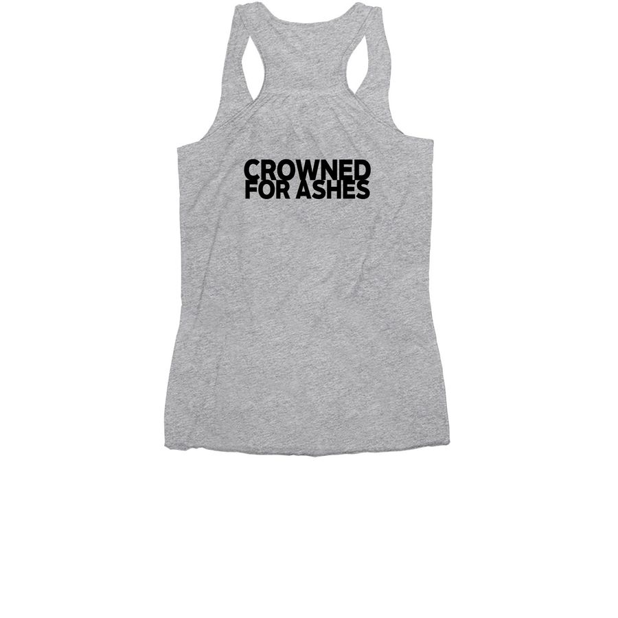 CFA Eagle Tee, a Athletic Heather Women's Racerback (back-view)