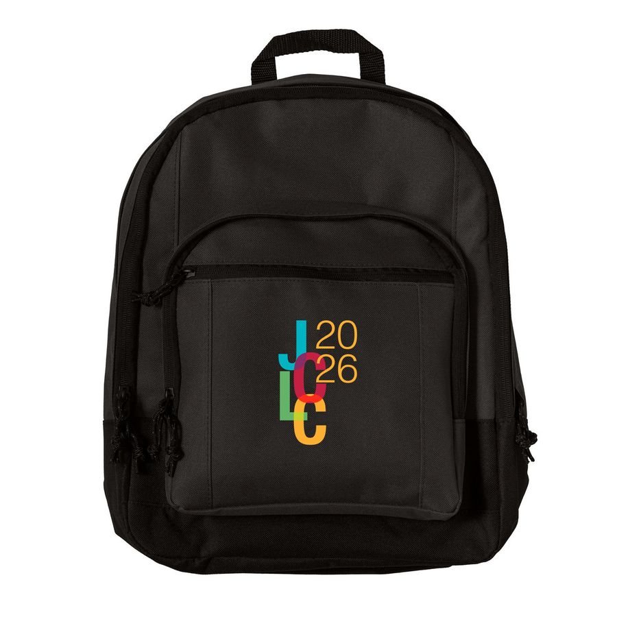 JCLC 2026 Backpack, a Black Everyday Backpack