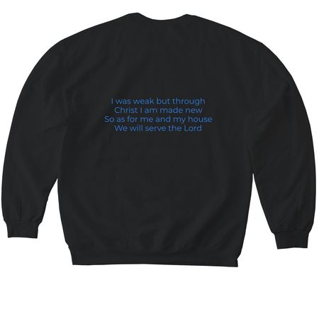As For Me, a Black Softstyle Crewneck Sweatshirt