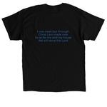 As For Me, a Black Classic Unisex Tee (back-view)