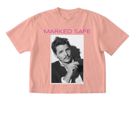 Pedro Pascal, a Peachy Comfort Colors Boxy Tee