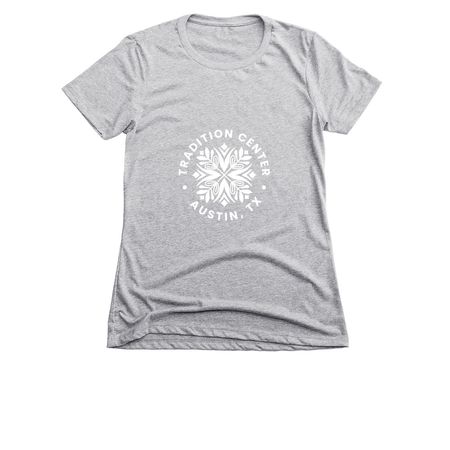 Big Logo - Tradition Center, a Dark Heather Grey Women's Slim Fit Tee