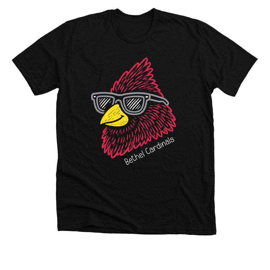 26/27 Bethel Cardinals, a Solid Black Blend Premium Unisex Tee