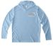 Milestones to Mountains Athletic Apparel, a Light Blue UV Performance Long Sleeve Hoodie