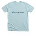 Shirley Untied Intentional, a Heather Ice Blue Premium Unisex Tee
