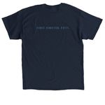 FIRST-FOREVER-FIFTY, a Navy Classic Unisex Tee (back-view)